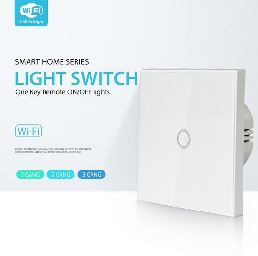 NEO NAS-SC01W Wireless WiFi EU Smart Light Control Switch 1Gang, 1 Gang