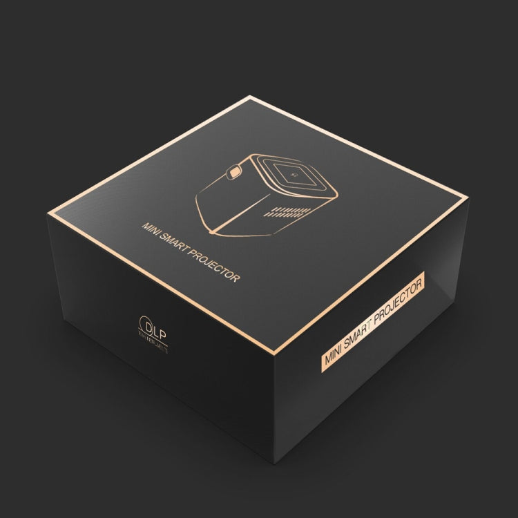 WEJOY DL-S12 Mini Portable 50 ANSI Lumens DLP Smart Projector with Remote Control & Holder, Android 7.1.2, 2GB DDR3+16GB, RK3128 Quad Core ARM Cortex-A7 up to 1.2GHz, Support WiFi / USB / Audio OUT / DC IN