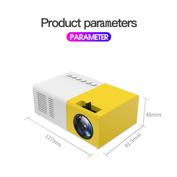 J9 1920x1080P 15 ANSI Portable Home Theater Mini LED HD Digital Projector, Basic Version,, EU Plug, US Plug, UK Plug, AU Plug
