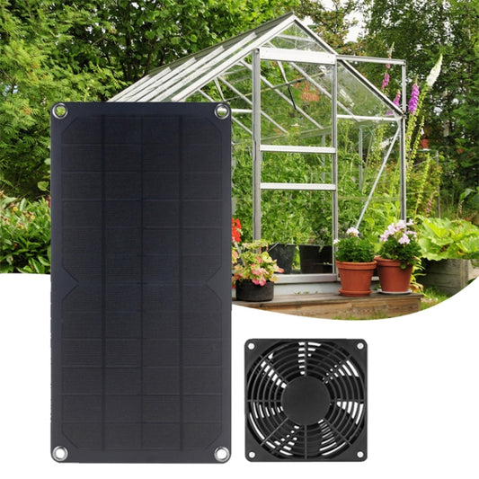 10W High Speed and Long Life Solar Mini Fan Outdoor Pet Exhaust Fan, 10W