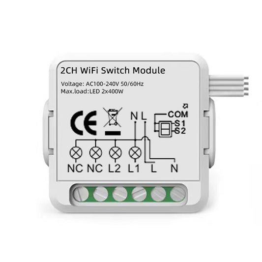 Smart Switch Module For Alexa / Google Home / Tuya Smart Life APP, 1CH WiFi, 2CH WiFi, 3CH WiFi, 4CH WiFi, 1CH Zigbee, 2CH Zigbee, 3CH Zigbee, 4CH Zigbee