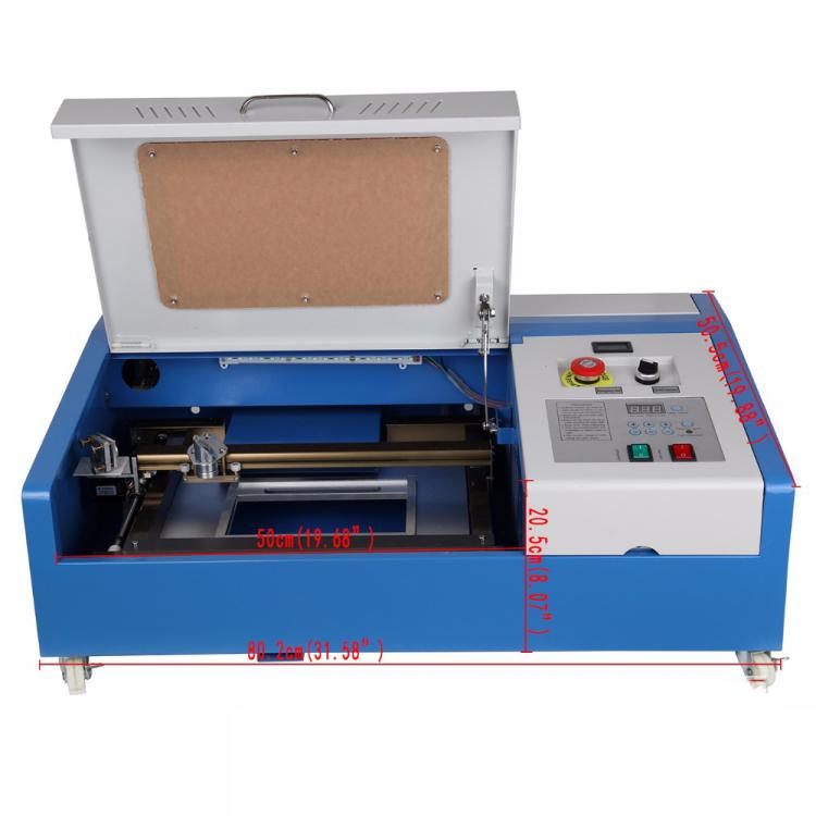 3020B CO2 Laser Engraving Machine For Wood Leather Woodworking, EU Plug