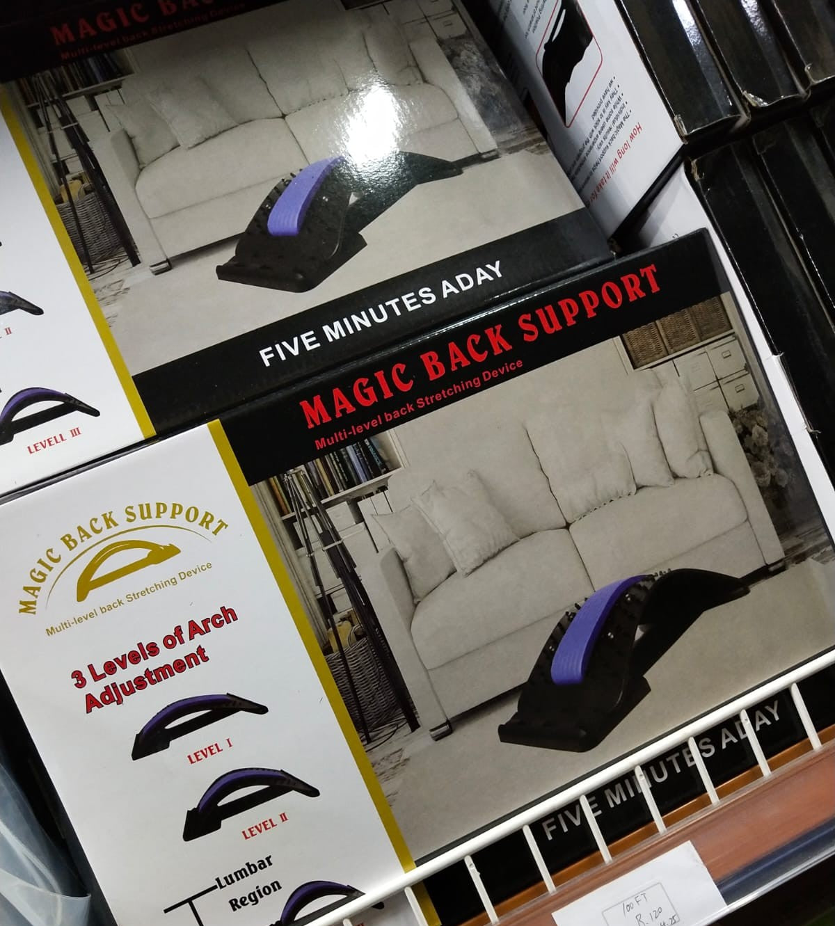 Lumbar Support Back Massager Stretcher