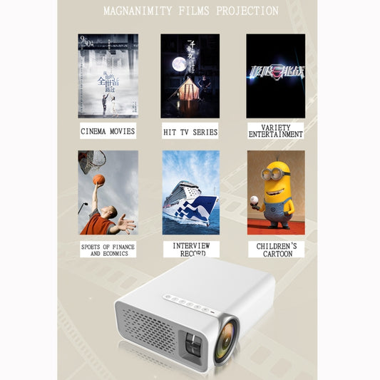 YG520 800x480 1800LM Mini LED Projector Home Theater, Support HDMI & AV & SD & USB & VGA, Mobile Phone Version, Mobile Phone Version