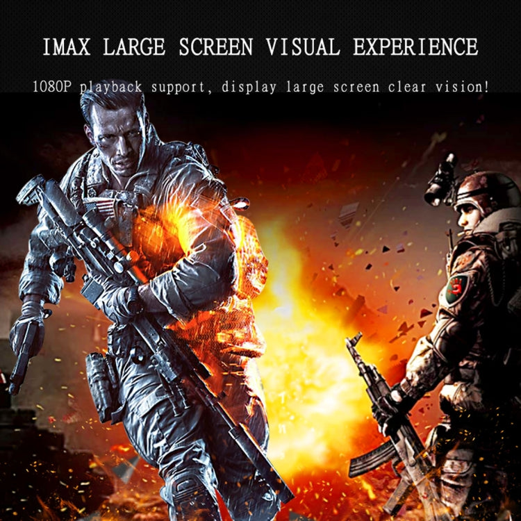 YG520 800x480 1800LM Mini LED Projector Home Theater, Support HDMI & AV & SD & USB & VGA, Mobile Phone Version, Mobile Phone Version