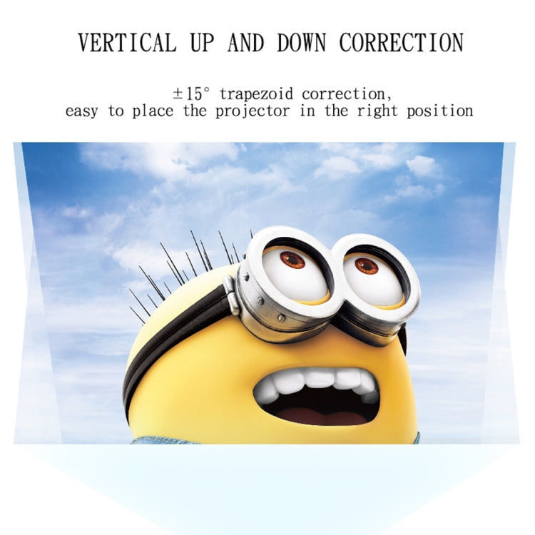 YG520 800x480 1800LM Mini LED Projector Home Theater, Support HDMI & AV & SD & USB & VGA, Mobile Phone Version, Mobile Phone Version