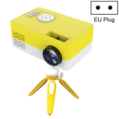 J15 1920 x 1080P HD Household Mini LED Projector with Tripod Mount Support AV / HDMI x 1 / USB x1 / TF x 1, EU Plug, US Plug, UK Plug, AU Plug