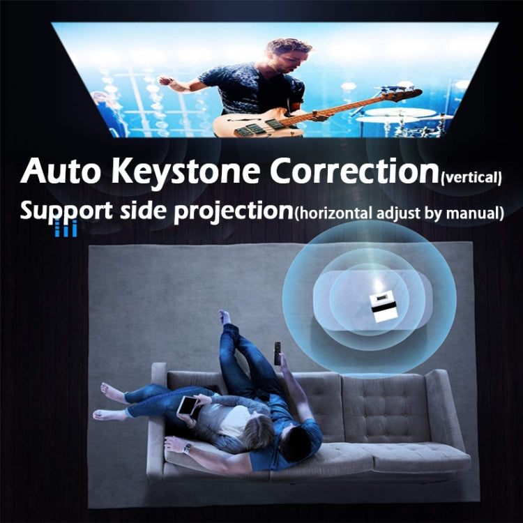 WEJOY Y2 1920x1080P 100 ANSI Lumens Portable Home Theater LED HD Digital Projector, Battery Touch Control Version, Android 9.0, 2G+16G, Y2 US Plug