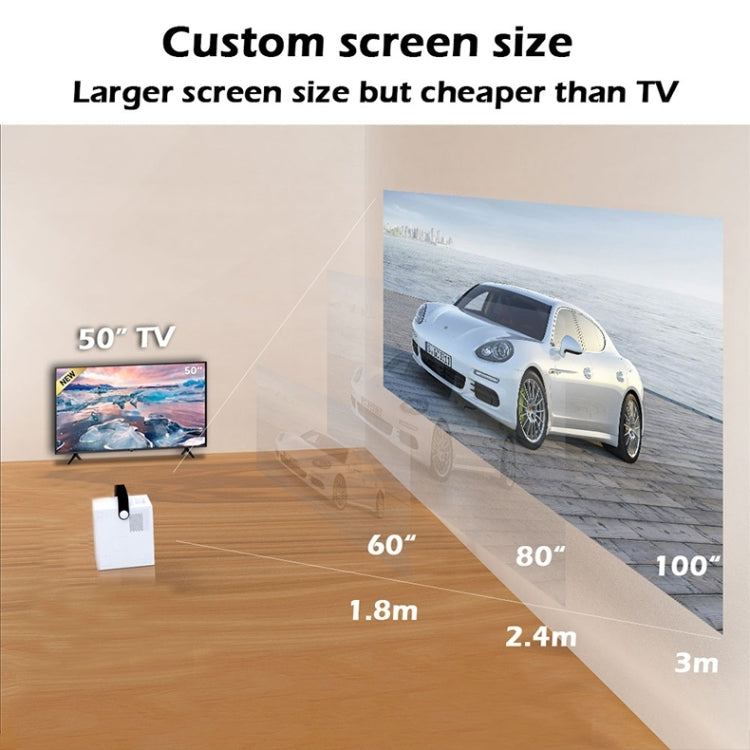WEJOY Y2 1920x1080P 100 ANSI Lumens Portable Home Theater LED HD Digital Projector, Touch Control Version, Android 9.0, 2G+16G,, Y2 Touch Control Version US Plug, Y2 Touch Control Version EU Plug, Y2 Touch Control Version UK Plug                       ...