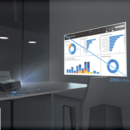 VIVIBRIGHT D5000 1920x1080P 420ANSI 6000Lumens LCD + LED HD Digital Projector, Basic Version, US Plug, UK Plug