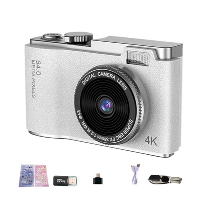 LK003 2.4 inch Dual-lens 4K HD CCD Camera Retro Kids Camera, LK003