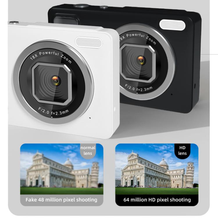 DC15 2.4 inch 18X Digital Zoom Camera 4K HD Video 64MP Shooting