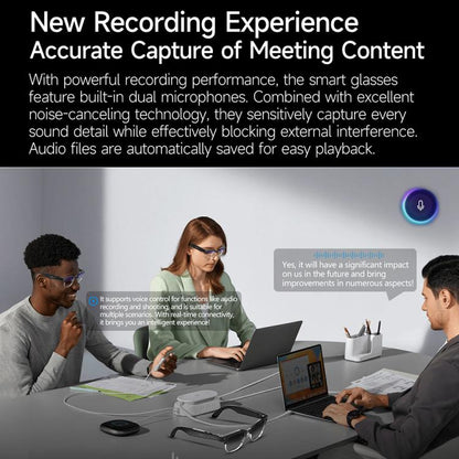 W630 800W WiFi4 AI Photo Recognition Smart Translation Bluetooth Call Glasses