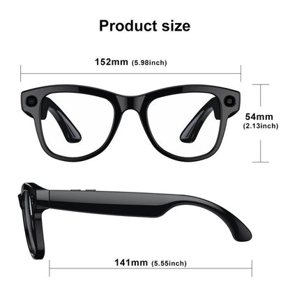 M02 8MP Camera AI Smart Glasses with Photochromic Lenses