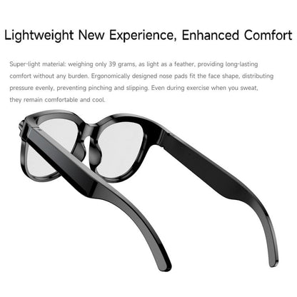 M89 2MP AI Smart Glasses Support Bluetooth Call, AI Intelligent Voice Assistant