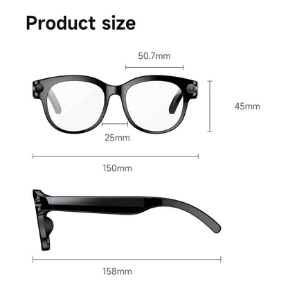 M89 2MP AI Smart Glasses Support Bluetooth Call, AI Intelligent Voice Assistant