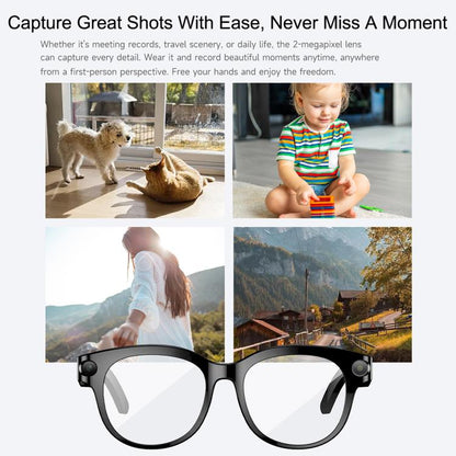 M89 2MP AI Smart Glasses Support Bluetooth Call, AI Intelligent Voice Assistant