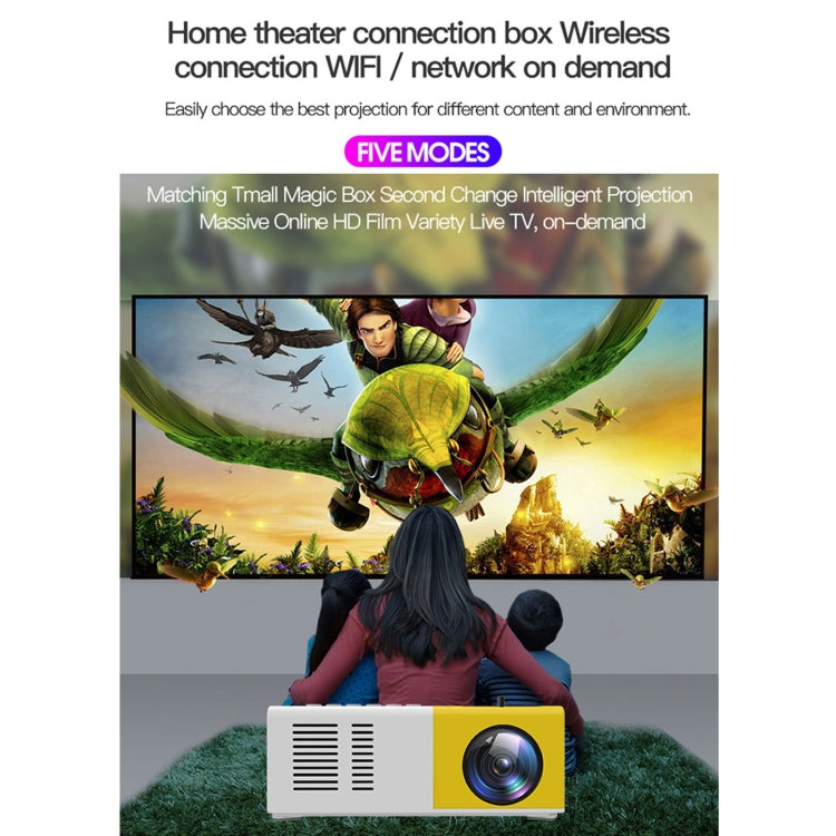 J9 1920x1080P 15 ANSI Portable Home Theater Mini LED HD Digital Projector, Basic Version,, EU Plug, US Plug, UK Plug, AU Plug