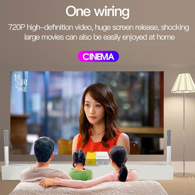 J9 1920x1080P 15 ANSI Portable Home Theater Mini LED HD Digital Projector, Basic Version,, EU Plug, US Plug, UK Plug, AU Plug