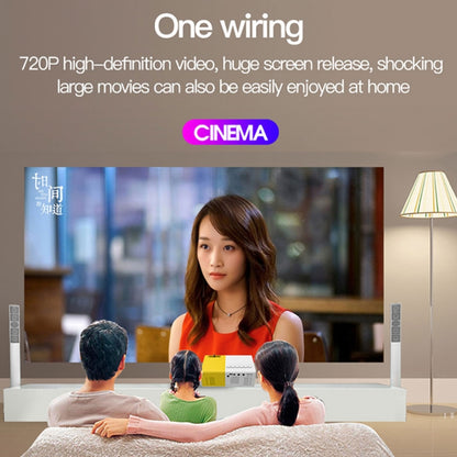 J9 1920x1080P 15 ANSI Portable Home Theater Mini LED HD Digital Projector, Basic Version,, EU Plug, US Plug, UK Plug, AU Plug