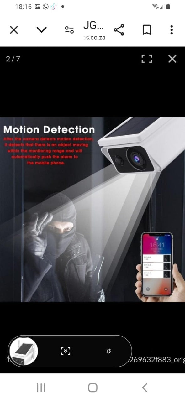 Solar Powered WiFi Camera