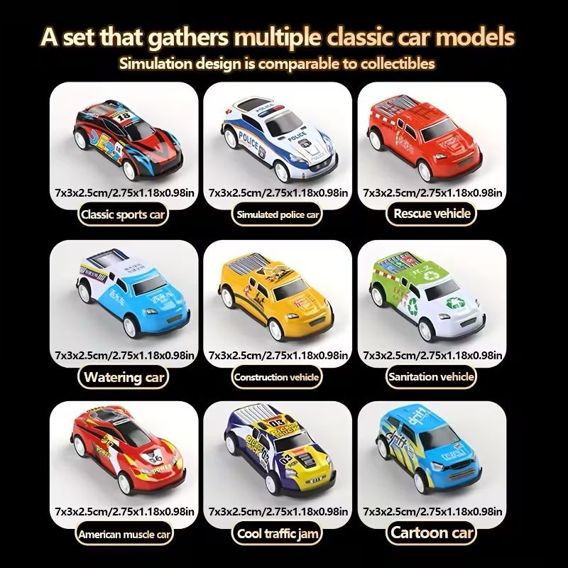Alloy Car Model Cars in a Gift Box 50 Cars