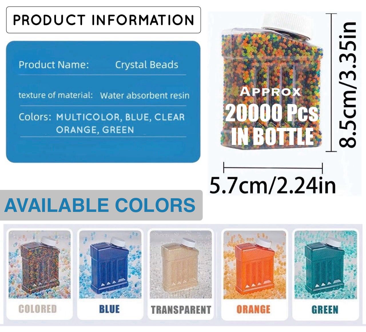 Premium Gel Balls 20,000 (Approx.)