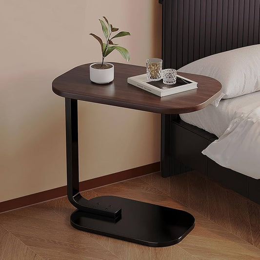 C-Shaped Couch Side Table Rectangle