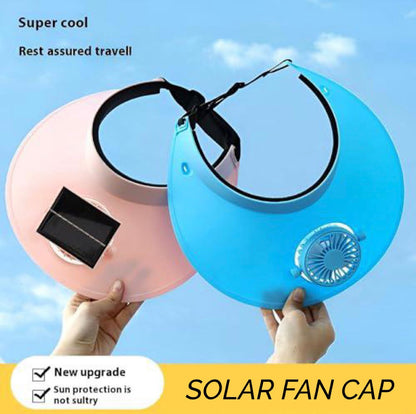 Solar Fan Cap Dual-mode