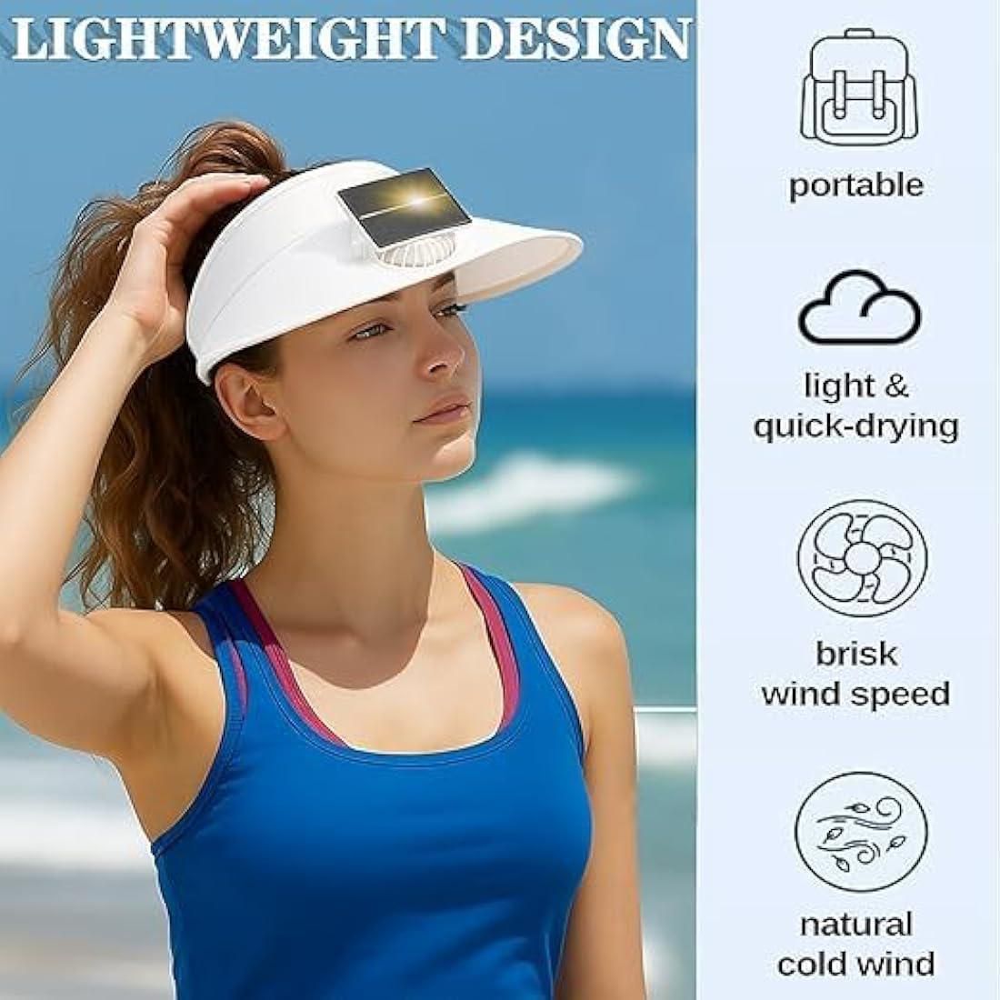 Solar Fan Cap Dual-mode