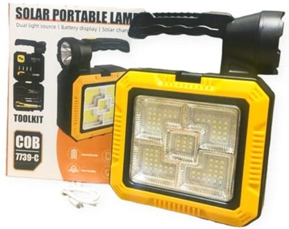 Solar Portable Tool Box Torch with Tools