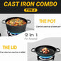 Aiyi 2in1 Cast-iron Combo Set