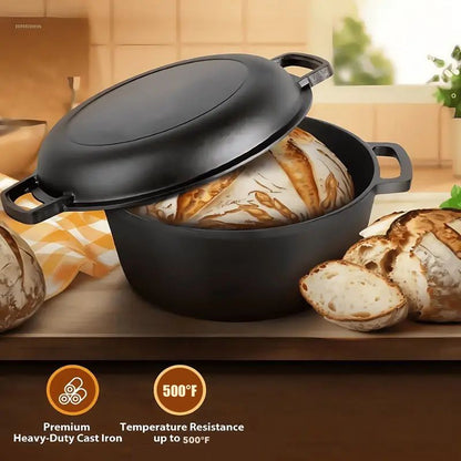 Aiyi 2in1 Cast-iron Combo Set