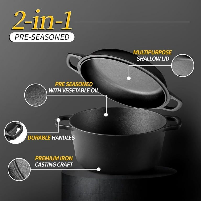 Aiyi 2in1 Cast-iron Combo Set