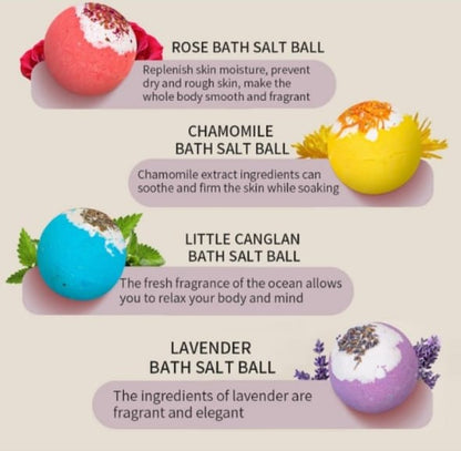 Essential Oil Bath Bombs Pack of 6
