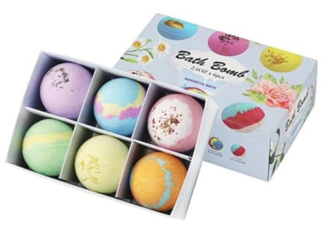 Essential Oil Bath Bombs Pack of 6