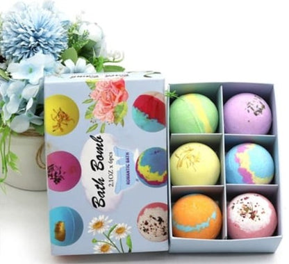 Essential Oil Bath Bombs Pack of 6
