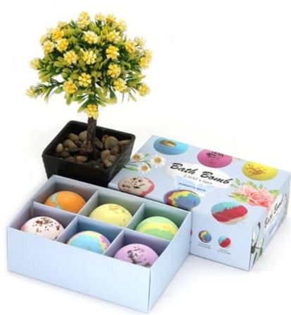 Essential Oil Bath Bombs Pack of 6