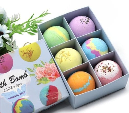 Essential Oil Bath Bombs Pack of 6