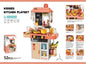 Kiddies Kitchen Playset 52 Piece Accessories
