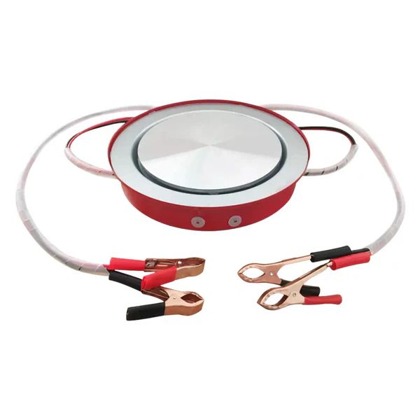 Single Plate Stove with Battery Leads - 12V 450W