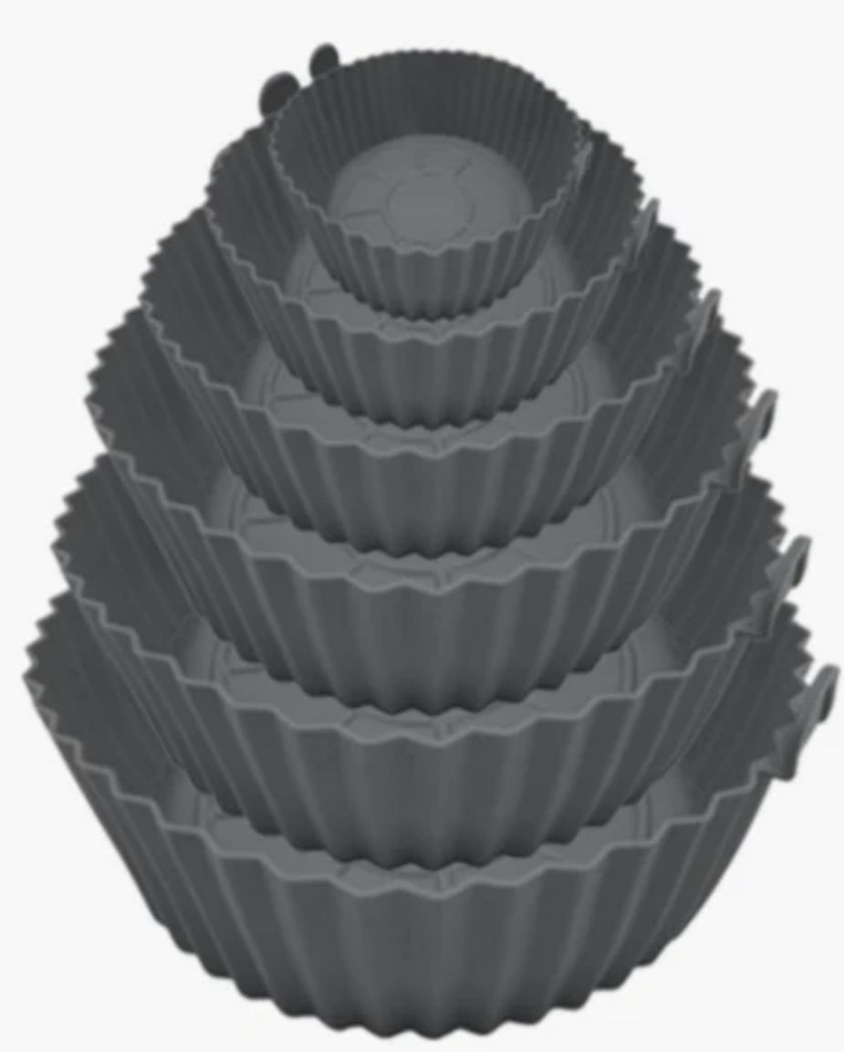 Reusable - 6 Piece Air Fryer Liner Set