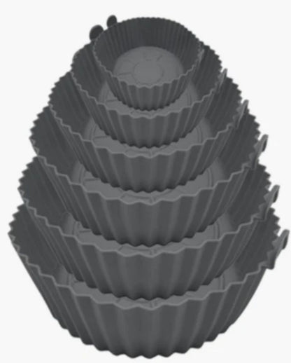 Reusable - 6 Piece Air Fryer Liner Set