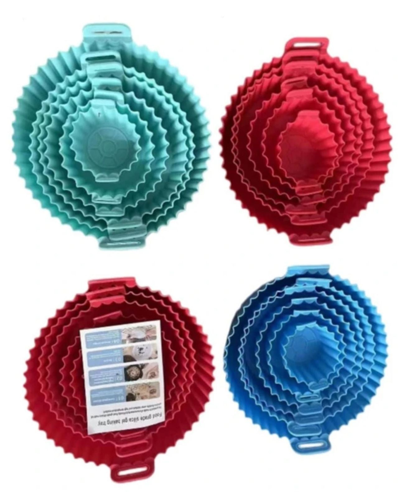 Reusable - 6 Piece Air Fryer Liner Set