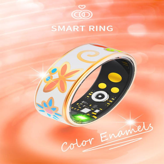 R18 SIZE 7 Smart Ring, Support Heart Rate / Blood Oxygen / Sleep / Care For Faimilies
