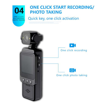 1080P Ultra-HD Clip Pocket Vlog Camera WiFi Portable Video Recorder Camera, Pocket Vlog Camera