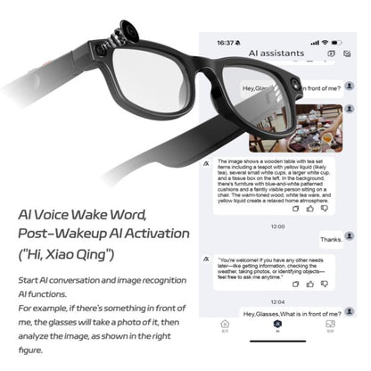 G1 Smart Glasses, Support AI Translation / Take Photos / AI Conversation