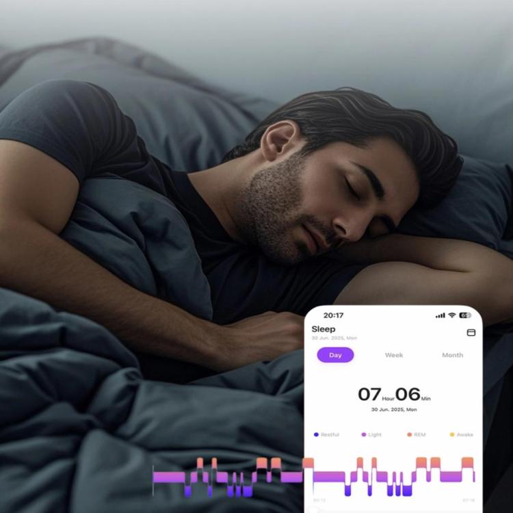 R100 SIZE 11 Smart Ring, Support Heart Rate / Blood Oxygen / Sleep Monitoring / Remote Photography