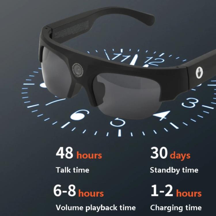 Multifunctional Video Camera Photo Recorder Bluetooth Smart Sports Glasses, With 256G 4-in-1 Card Reader, With 128G 4-in-1 Card Reader, With 64G 4-in-1 Card Reader, With 32G 4-in-1 Card Reader, With 16G 4-in-1 Card Reader