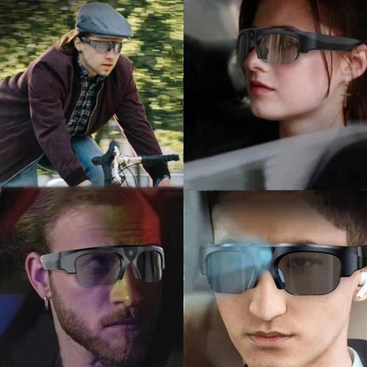 Multifunctional Video Camera Photo Recorder Bluetooth Smart Sports Glasses, With 256G 4-in-1 Card Reader, With 128G 4-in-1 Card Reader, With 64G 4-in-1 Card Reader, With 32G 4-in-1 Card Reader, With 16G 4-in-1 Card Reader